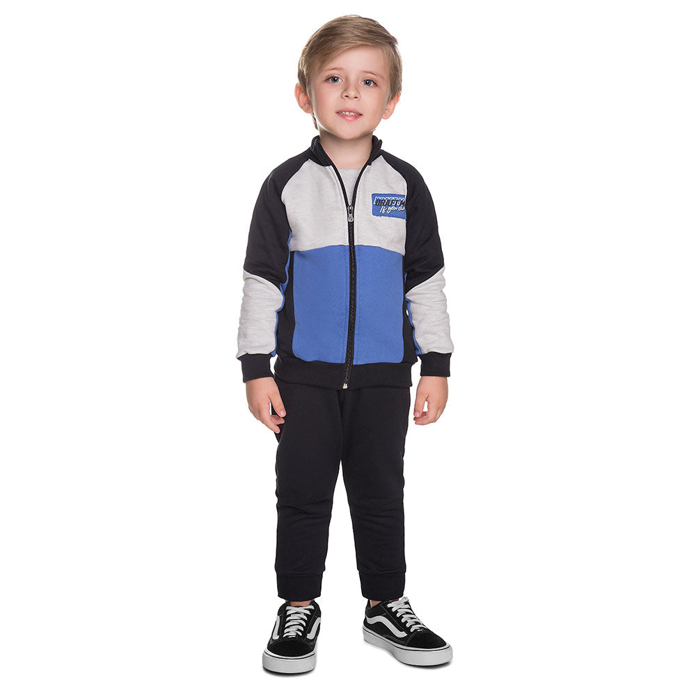 Conjunto Infantil Menino Moletom Peluciado Draft - Have Fun