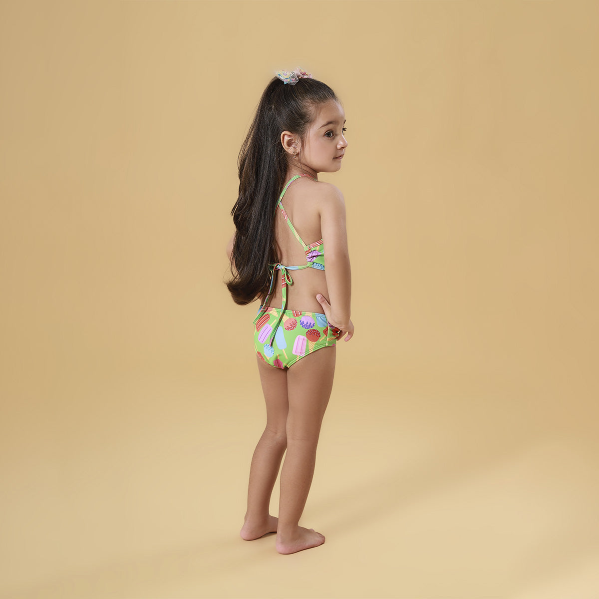 Conjunto Infantil Biquíni e Blusa Proteção UV 50+ Gelato - Everly