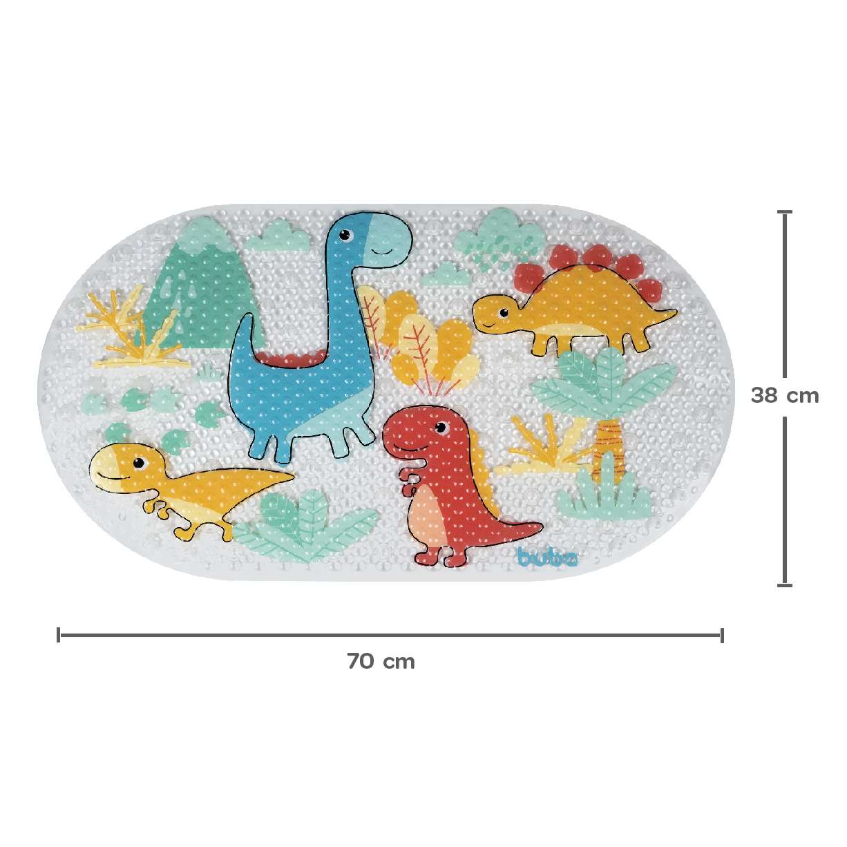 Tapete Antiderrapante Para Banho Dino - Buba