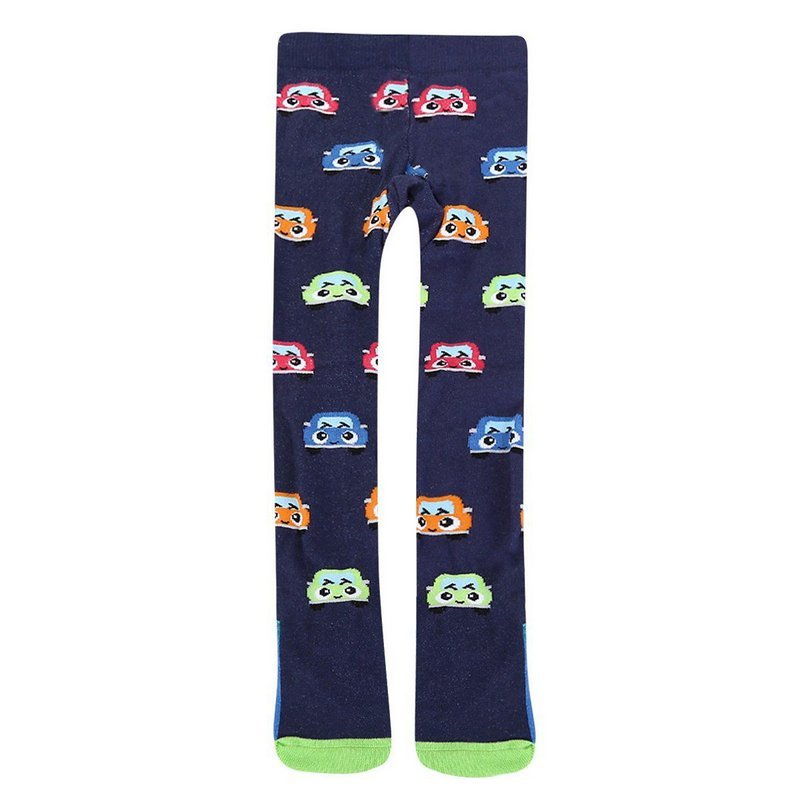 Meia-Calça Fio 80 Bebê Menino em Algodão Carrinhos - Selene