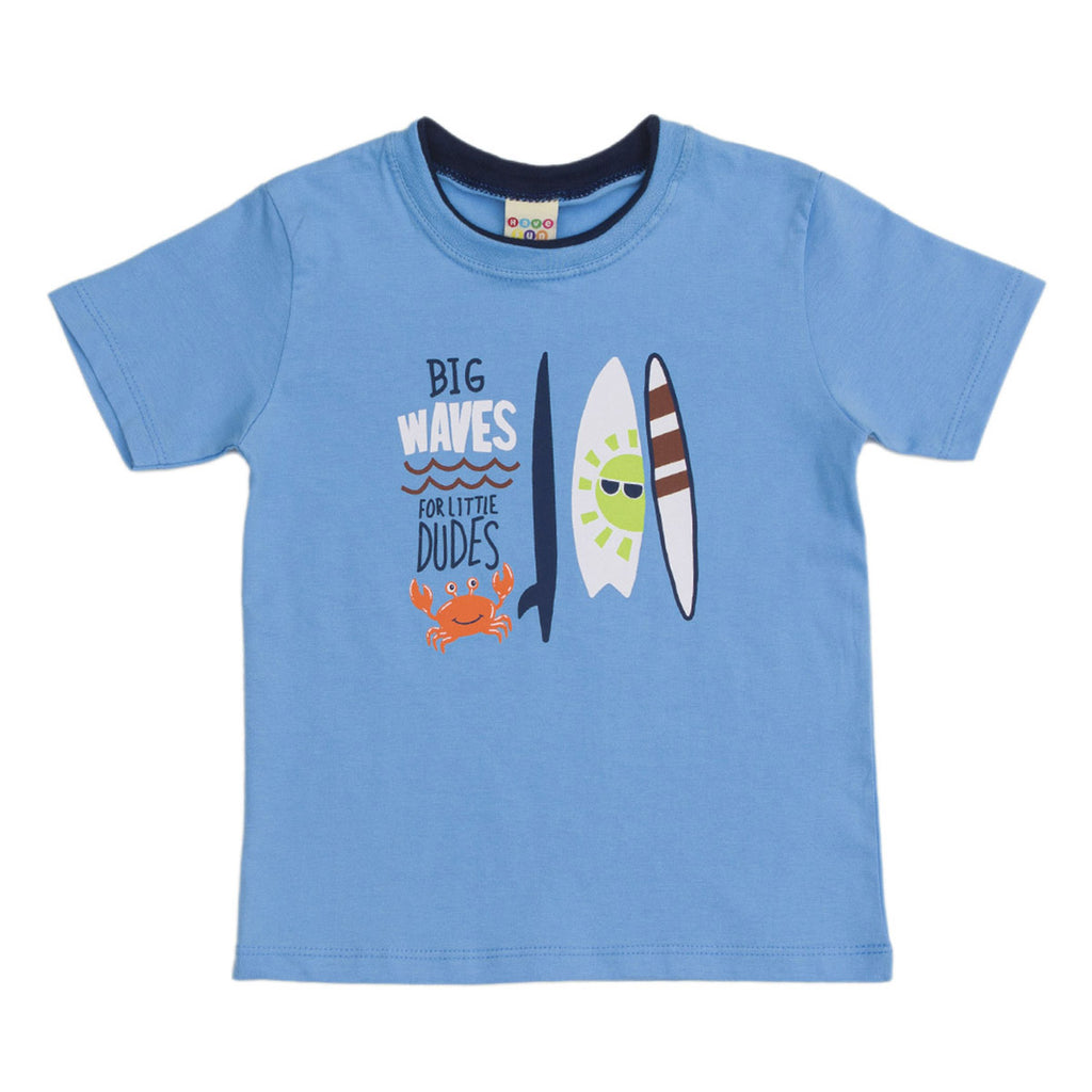 Camiseta Manga Curta Infantil Menino Big Waves - Have Fun