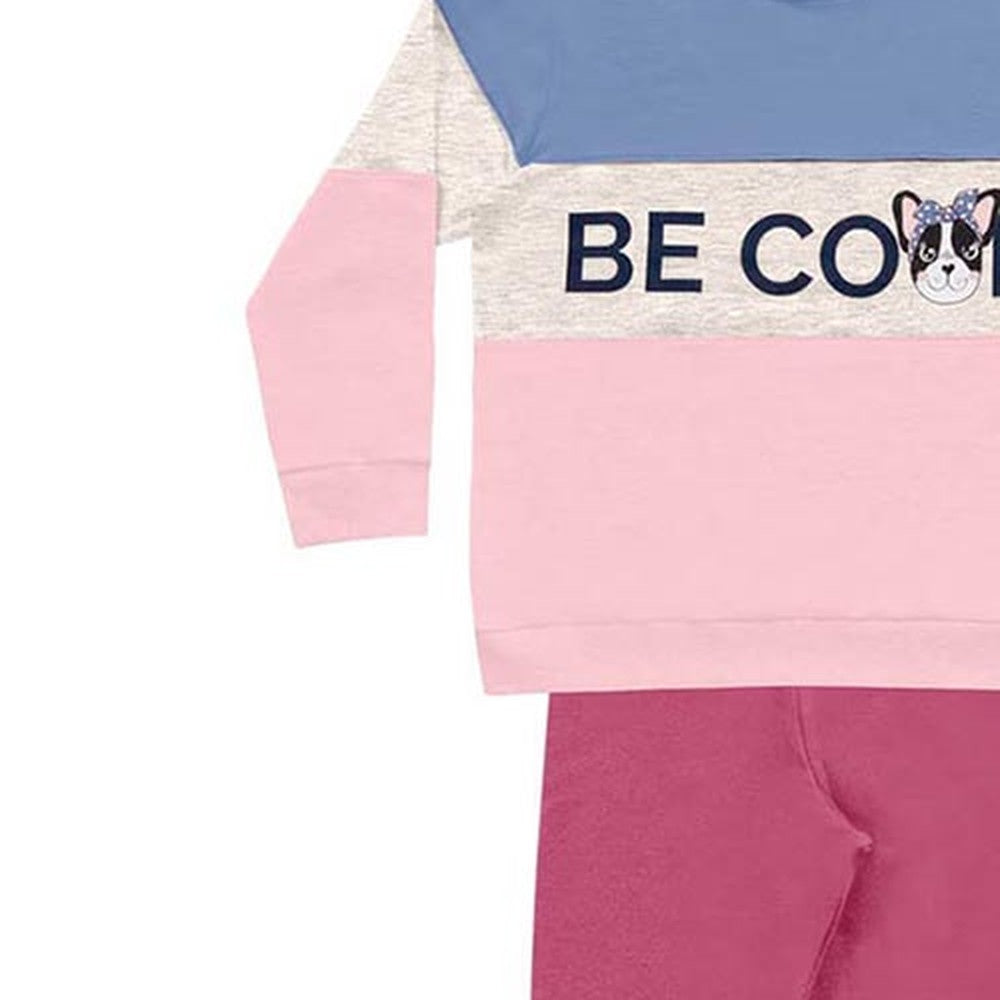 Conjunto Infantil Menina Molecotton Peluciado  - Kiko e Kika