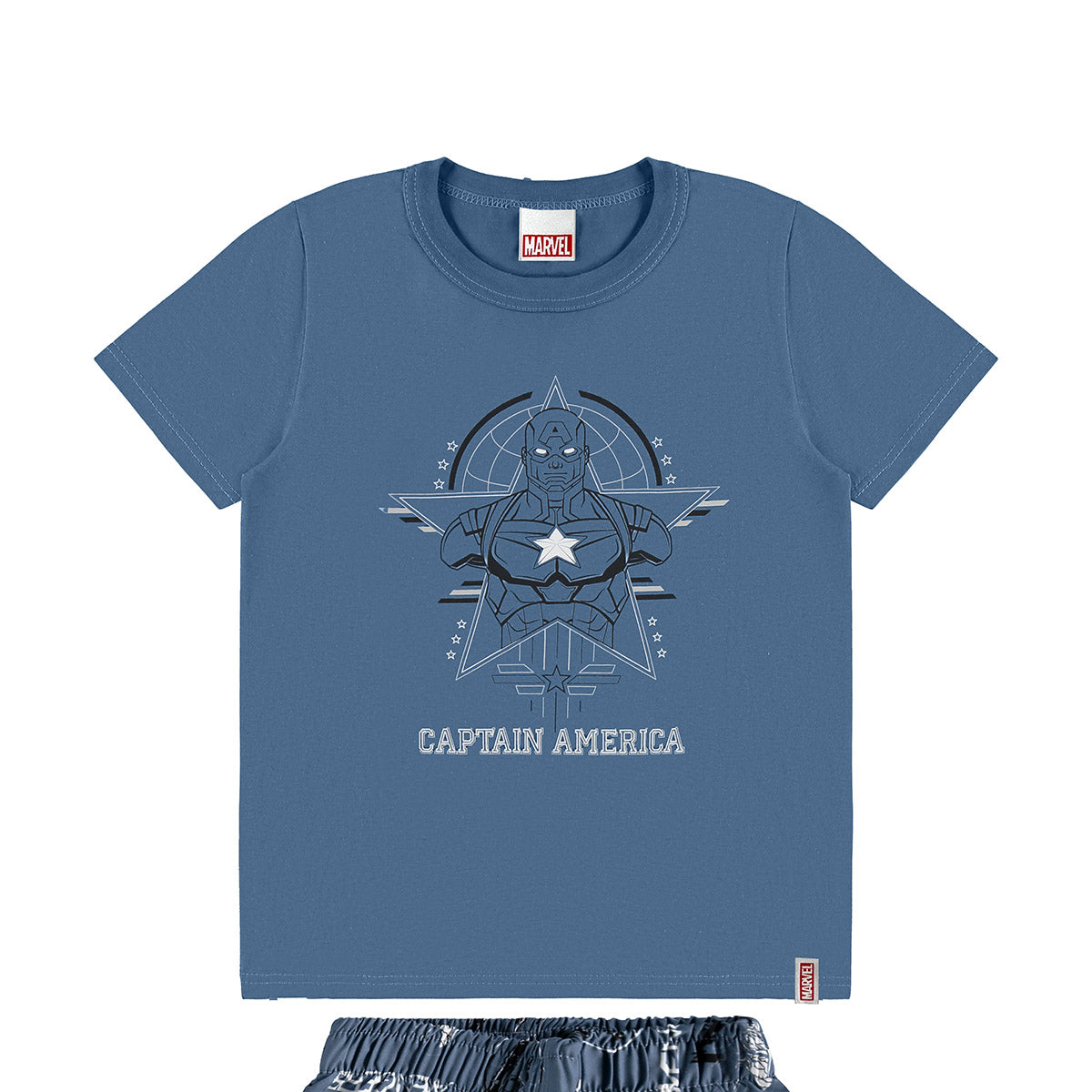 Conjunto Infantil Menino Capitão América - Malwee Kids