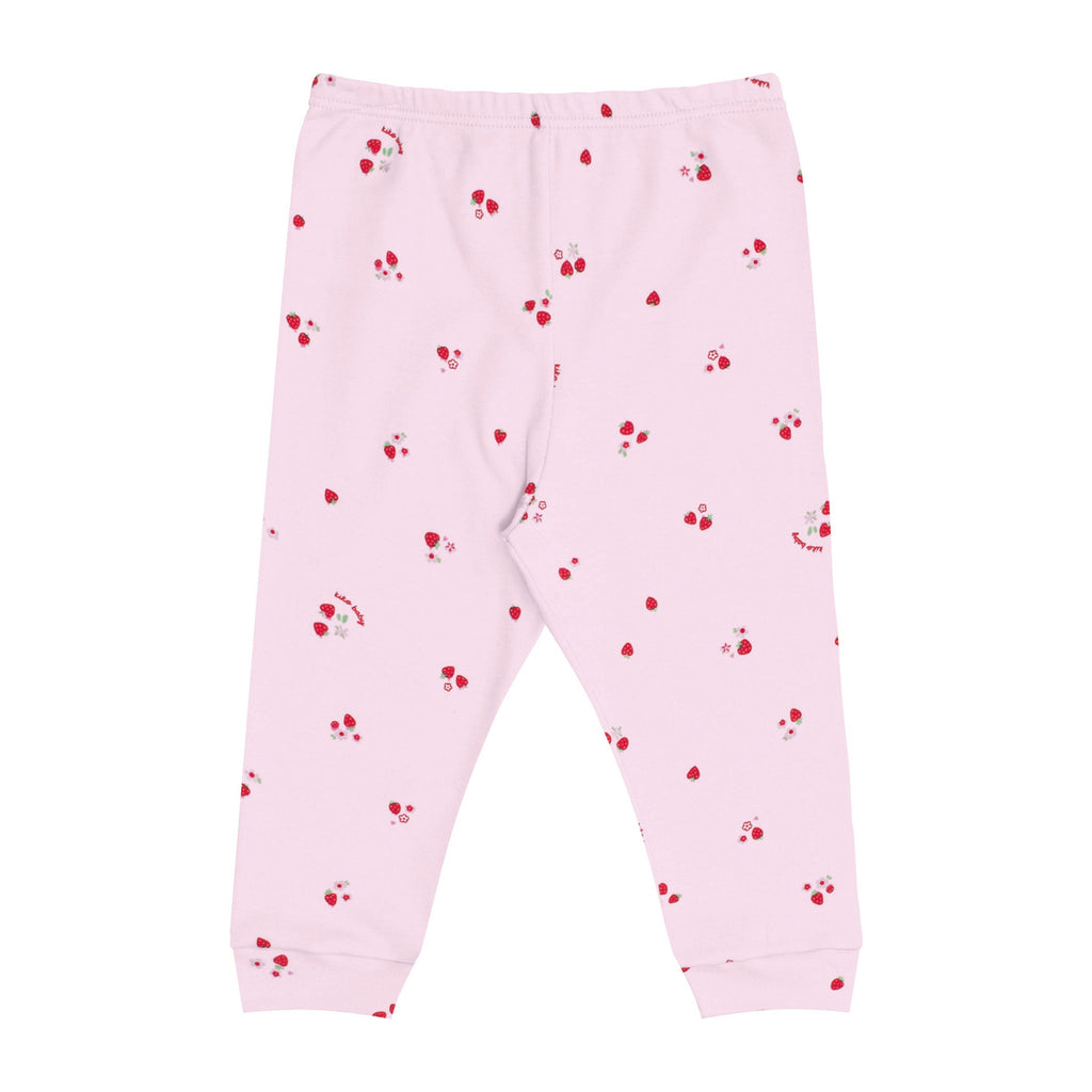 Calça Bebê Menina Suedine Morangos - Kiko Baby