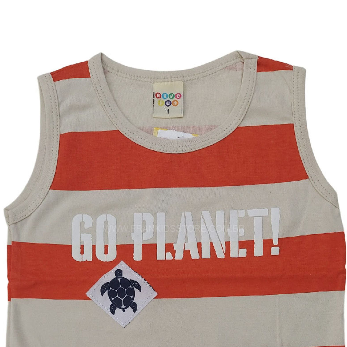 Regata Meia Malha Go Planet! Laranja - Have Fun