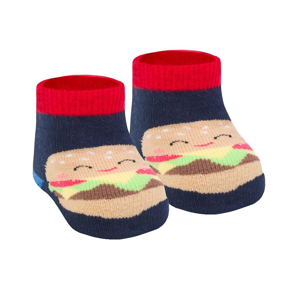 Meia Cano Médio Bebê Menino RN 0-5M Sanduíche- Selene