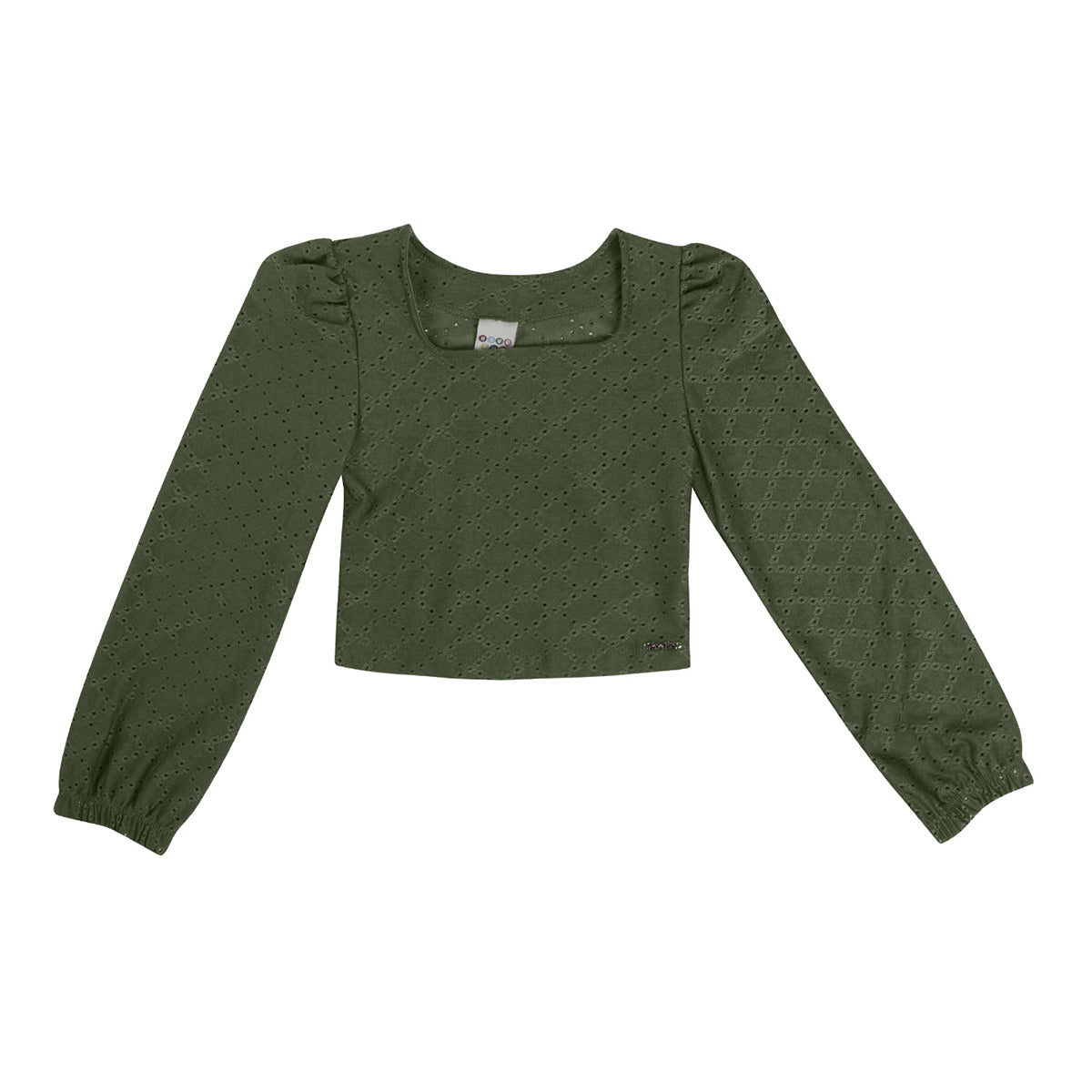 Blusa Infantil Feminina em Laise e Cotton - Have Fun