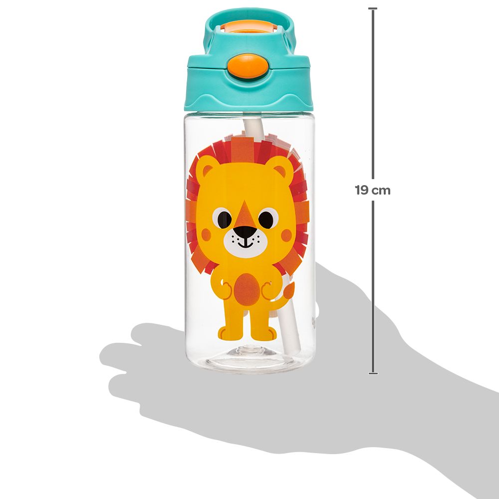 Garrafa Infantil 450ml em Tritan Buba Zoo Leão - Buba
