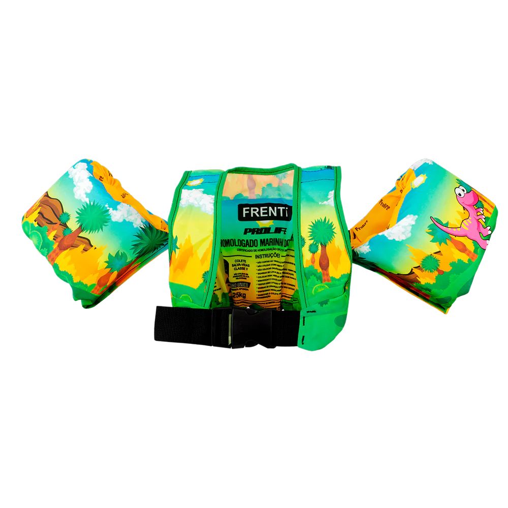 Colete Boia Salva-Vidas Infantil Homologado Dinos - Prolife
