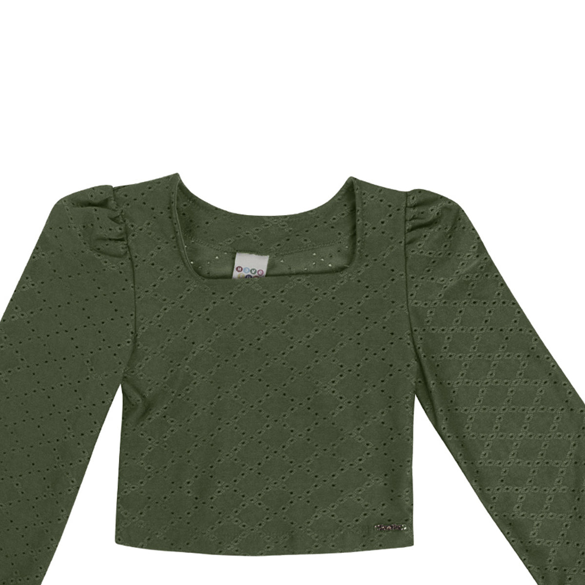 Blusa Infantil Feminina em Laise e Cotton - Have Fun