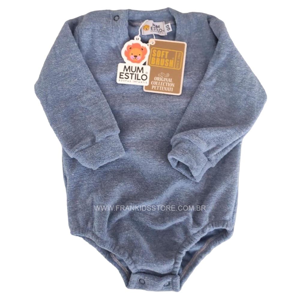 Body Bebê em Soft Glacê Quentinho Inverno - Mum