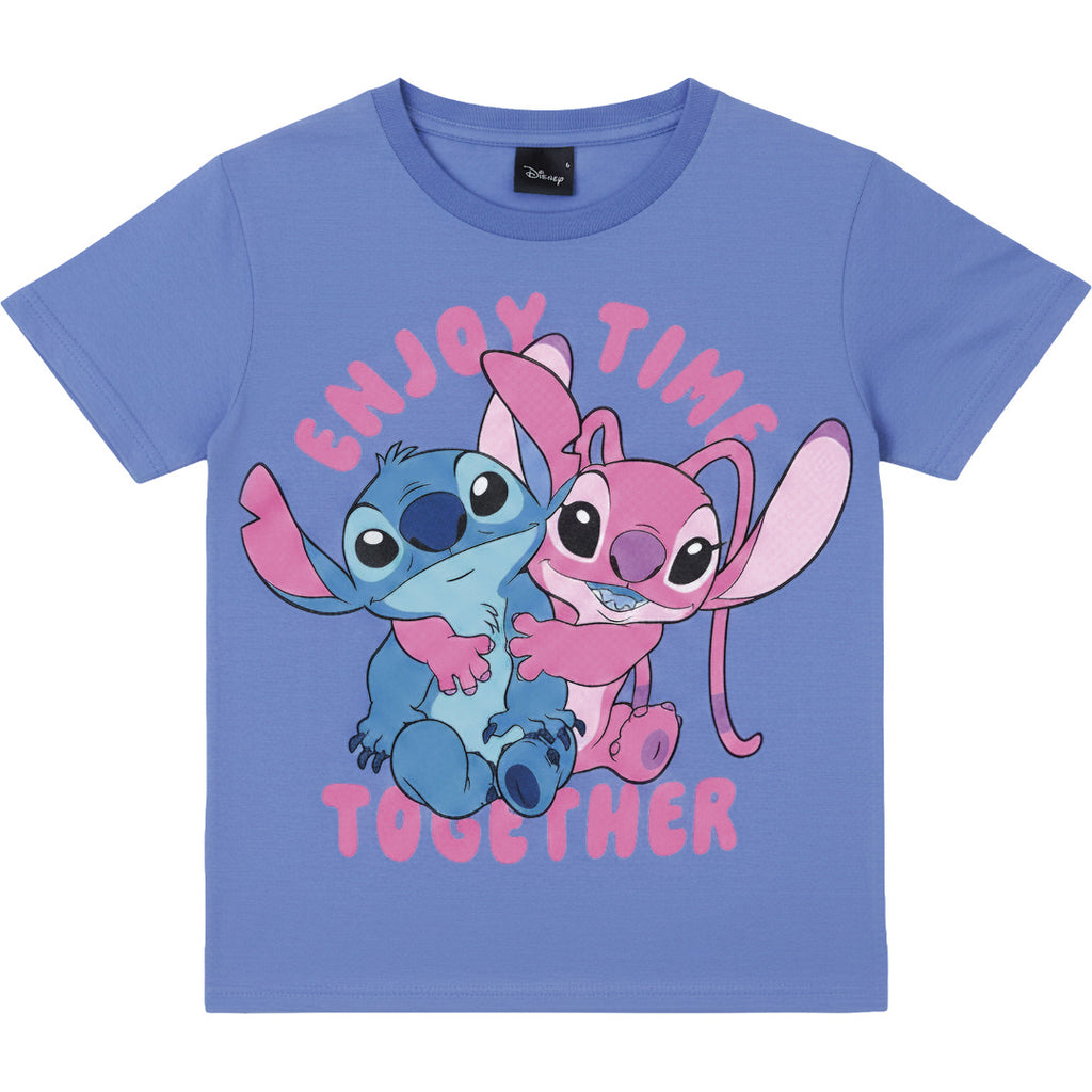 Blusa Infantil Menina Box Manga Curta Stitch - Malwee Kids