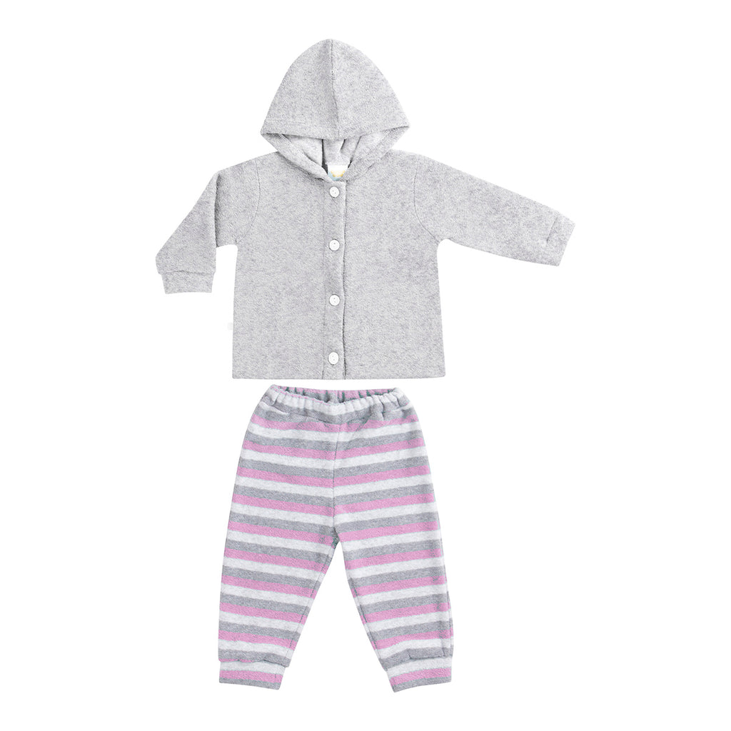 Conjunto Bebê Menina em Plush Buckle - Have Fun