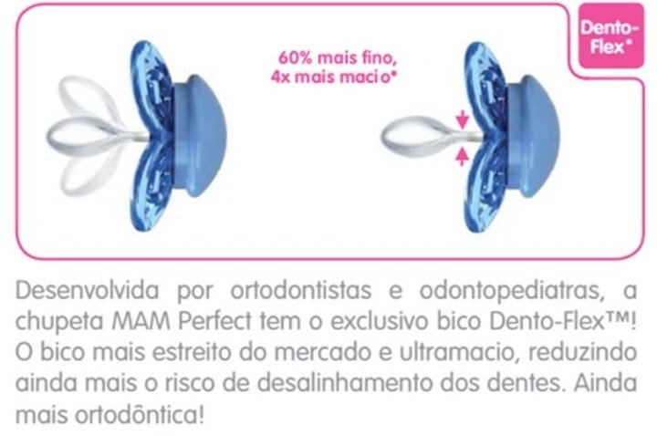 Chupeta Perfect (0 a 6 Meses) - MAM