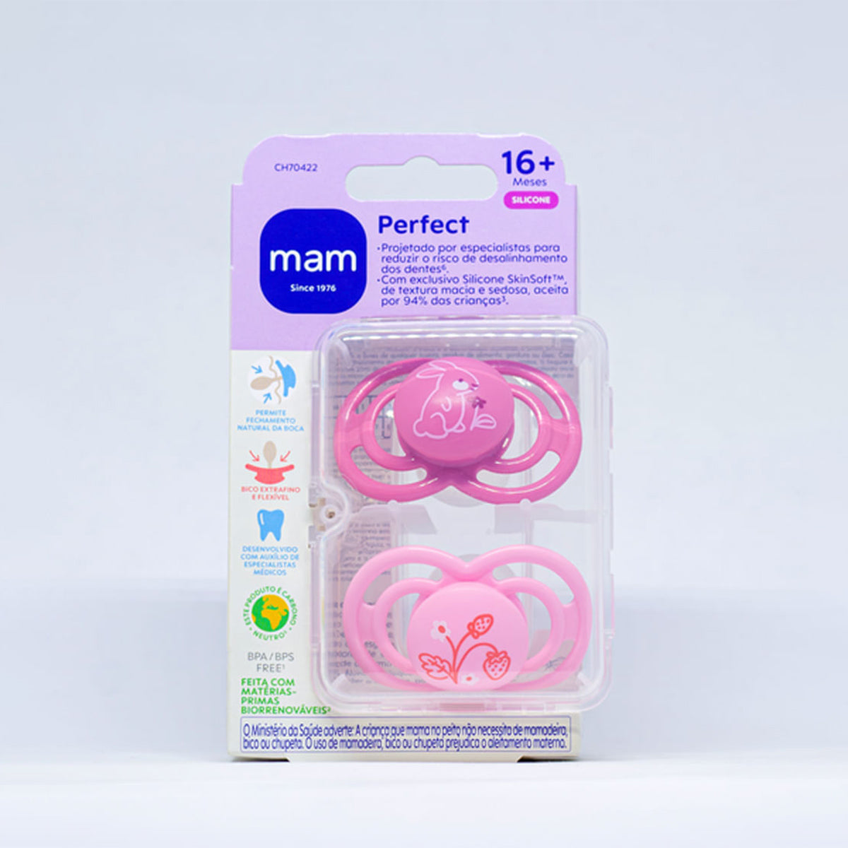 Chupeta Perfect 16+ Meses C/ 2 Un - MAM