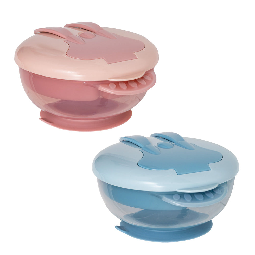 Kit Refeição Bebê Prato Com Compartimento e Talheres - Buba