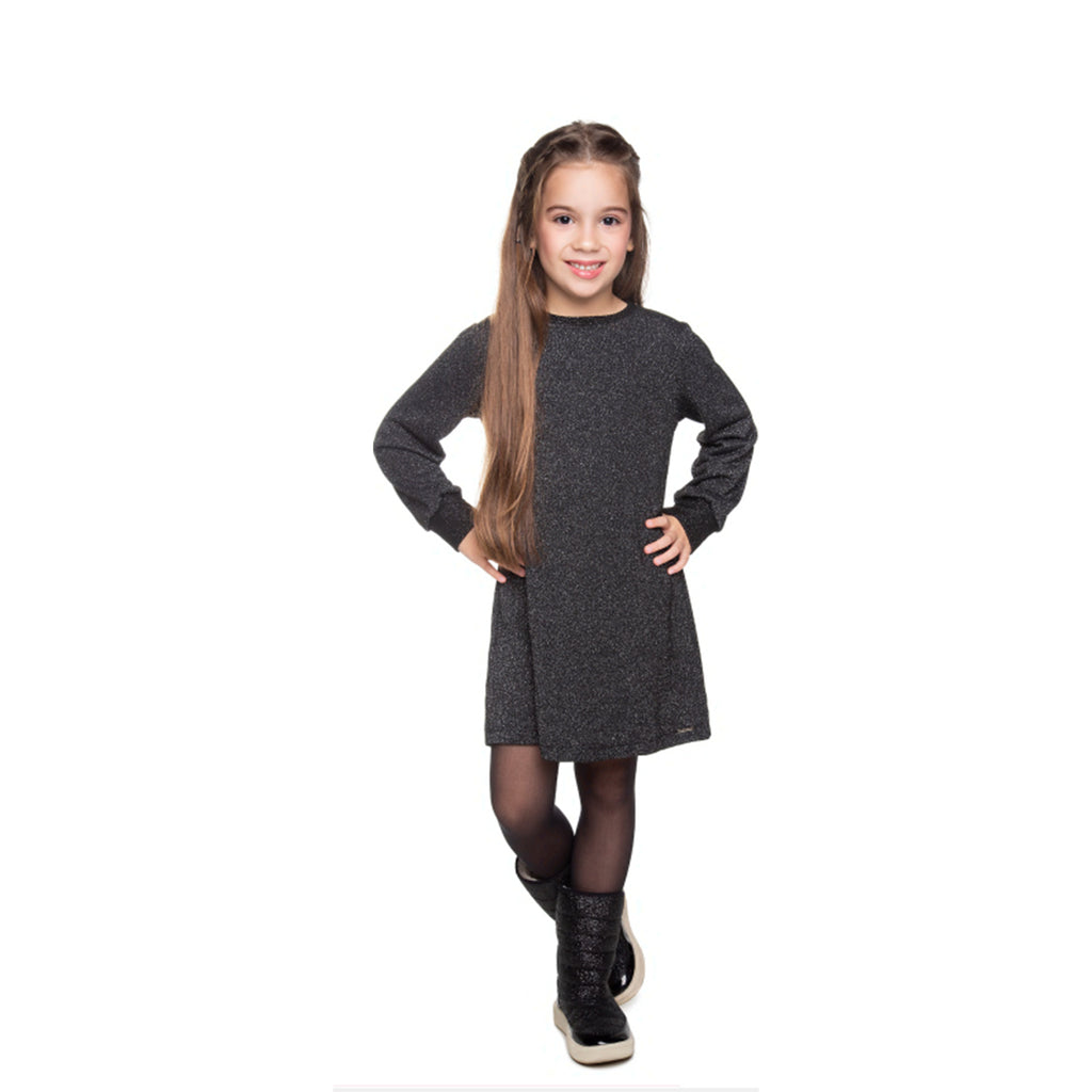Vestido Infantil em Malha Brilho - Have Fun