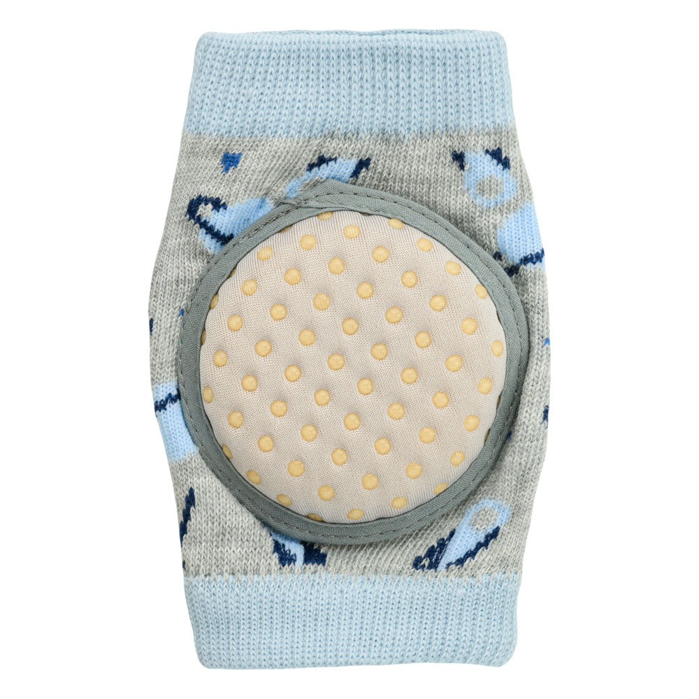 Joelheira Soft Menino Antiderrapante Cinza/Planeta - Pimpolho