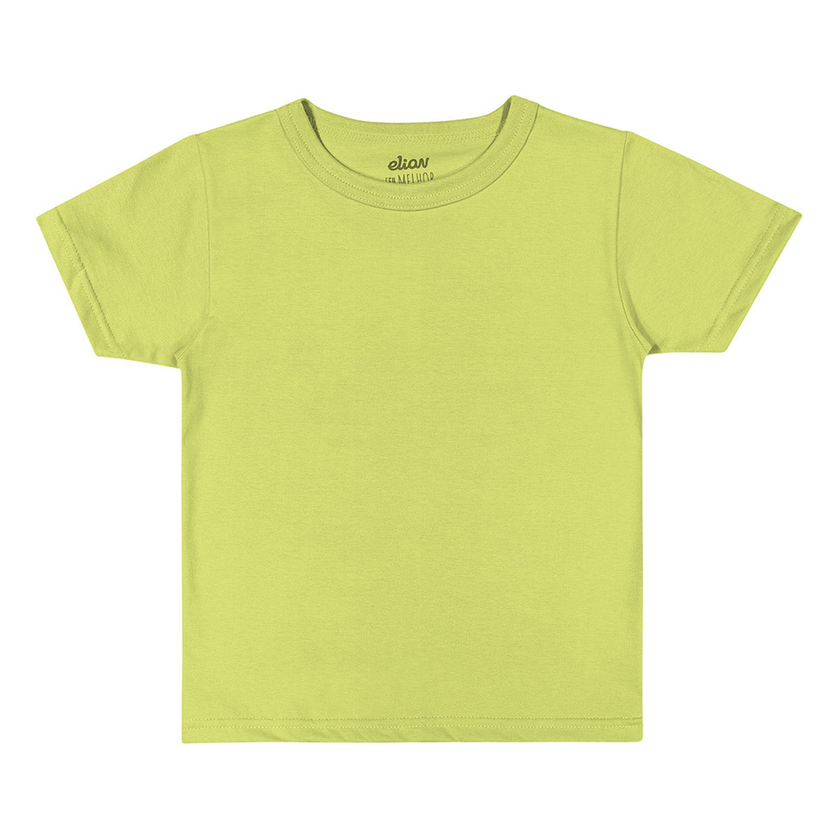 Camiseta Infantil Masculina em Meia Malha Penteada - Elian