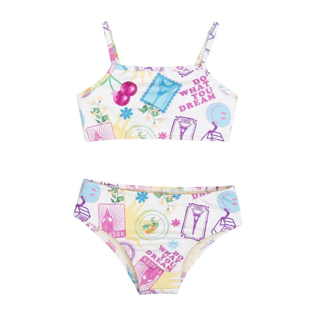 Biquíni Alças Reguláveis Proteção UV 50+ Infantil - Have Fun