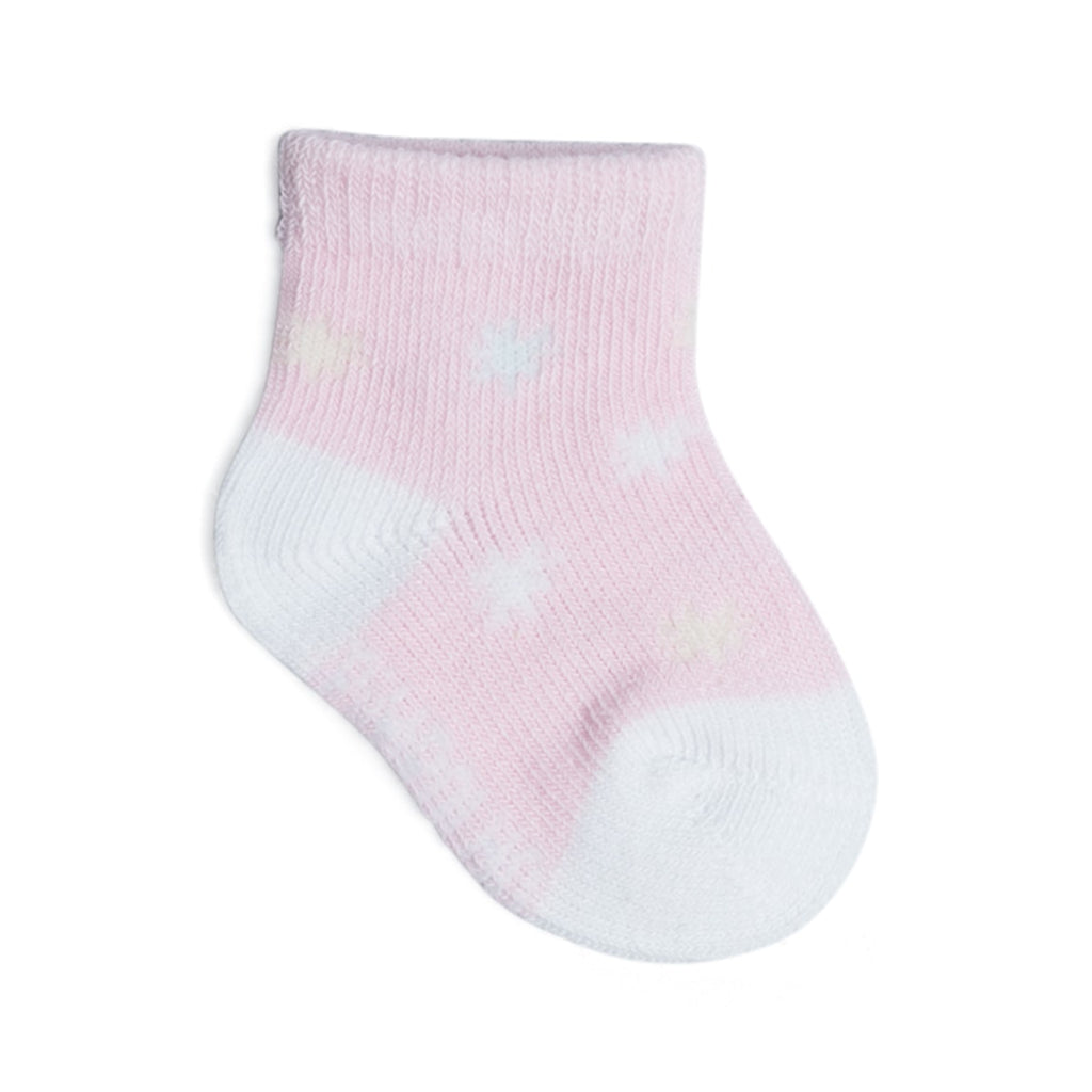 Kit 3 Pares Meia Cano Médio Bebê Menina Zero Listras - Pimpolho