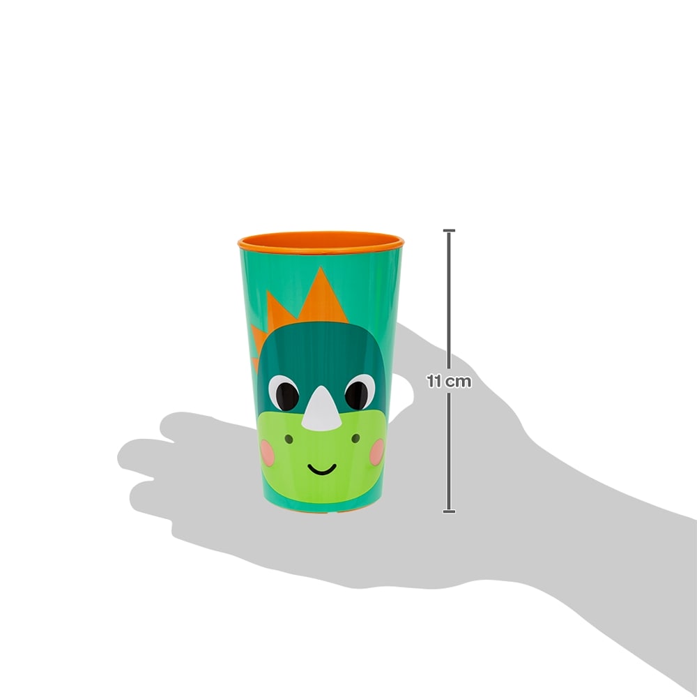 Kit Refeição Prato Raso, Bowl e Copo Buba Zoo Dino - Buba