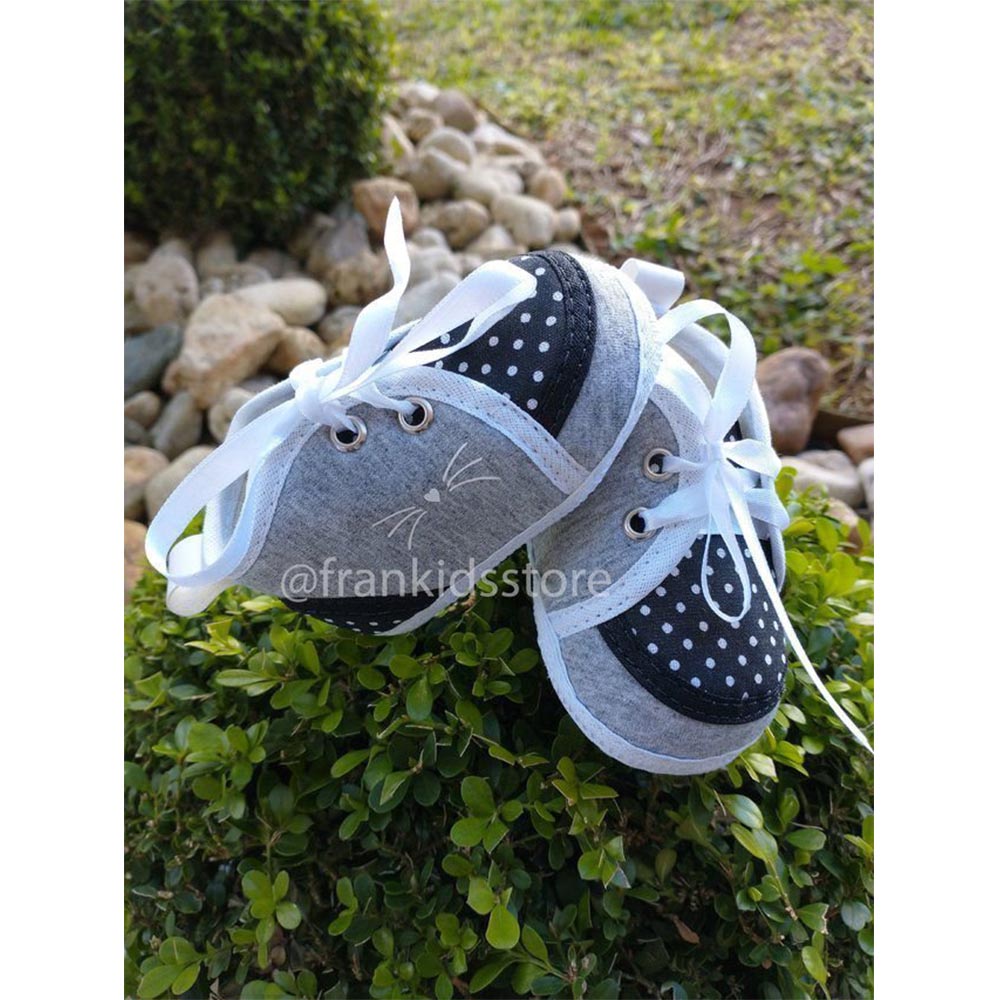 Tênis Cinza Tecido Menina - Baby Gut