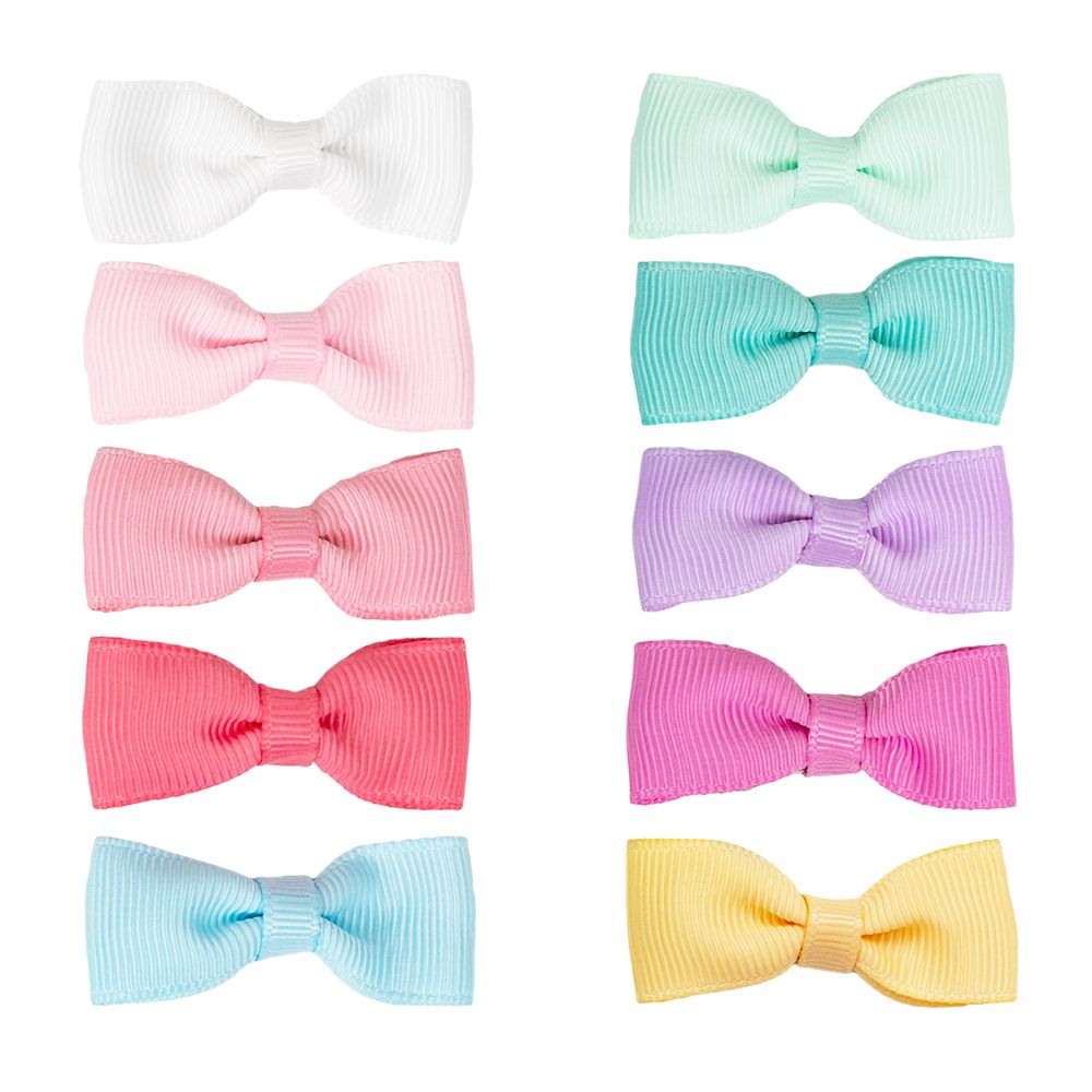 Kit 10 Laços Com Presilha Bebê - Buba