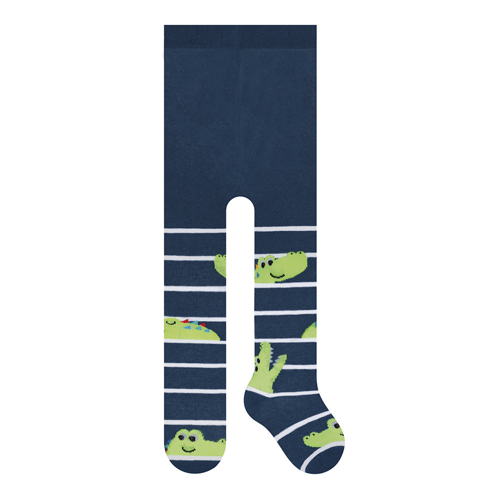 Meia-Calça Fio 80 Bebê Menino em Algodão Jacaré - Selene