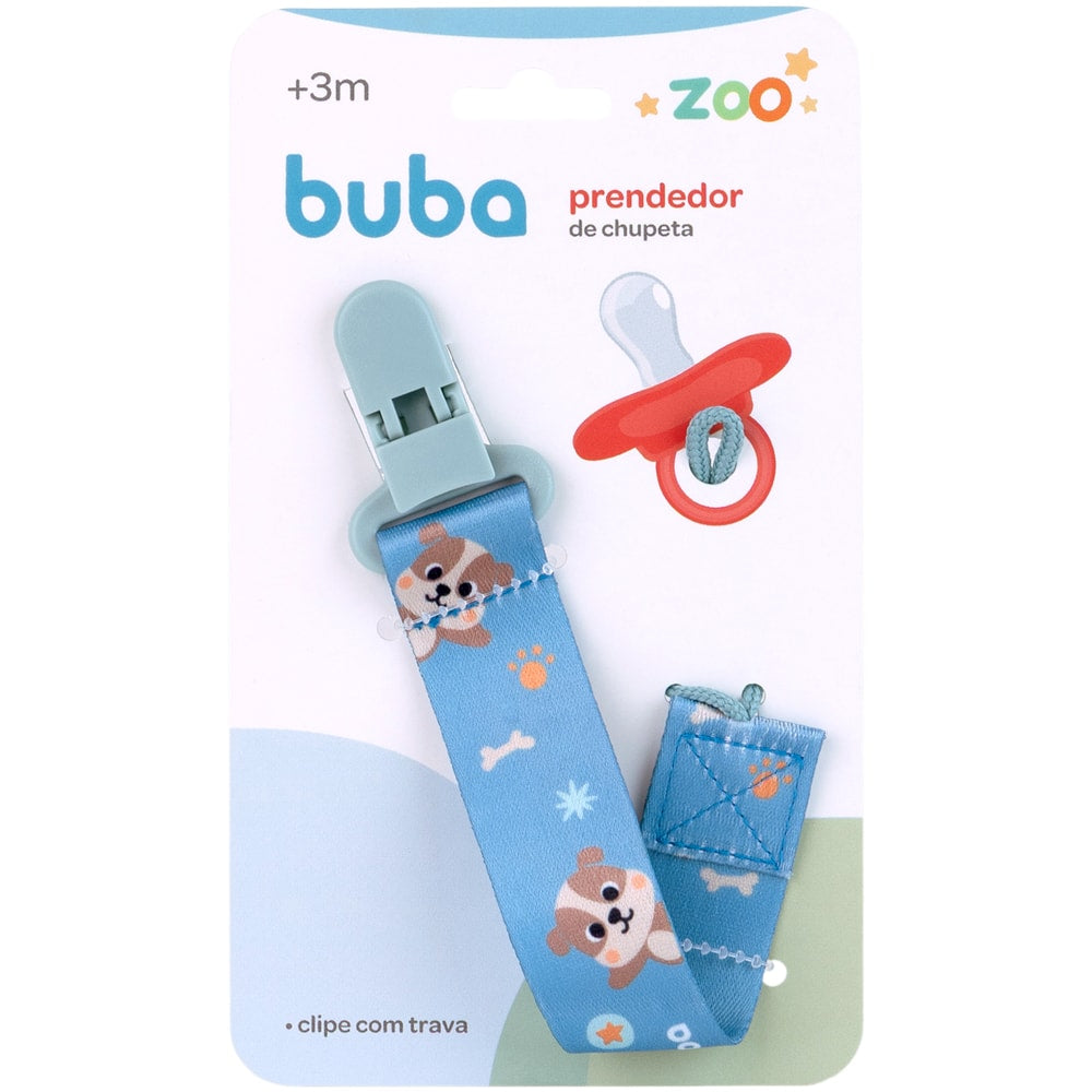 Prendedor de Chupeta Buba Zoo Cachorro - Buba