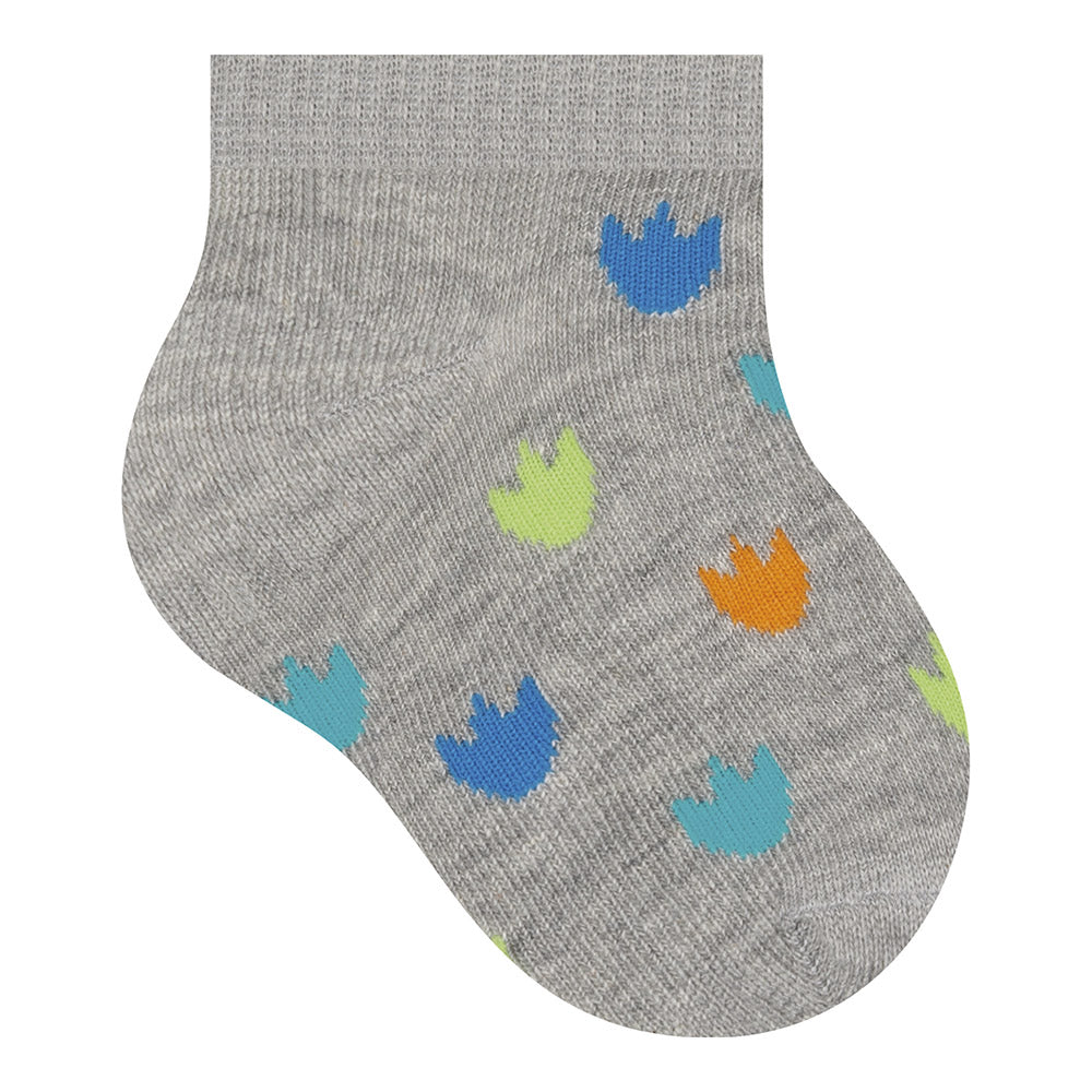 Kit 3 Pares Meia Cano Curto Bebê Menino Dinos - Selene