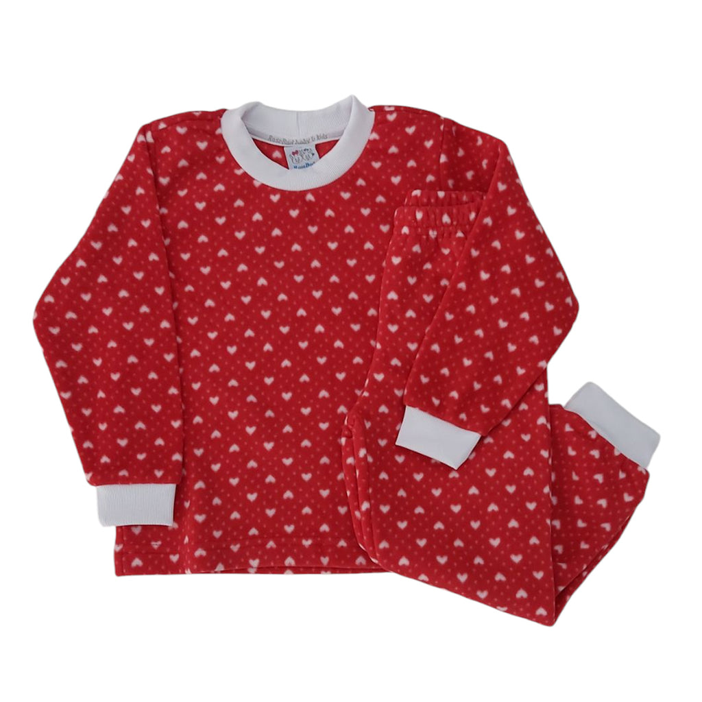 Conjunto Pijama Soft Menina Corações - Rosebud