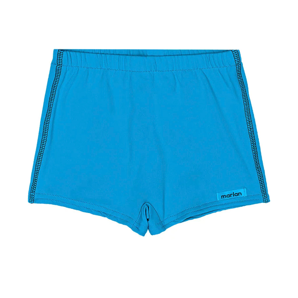 Sunga em Malha Com Proteção UV 50+ Azul - Marlan