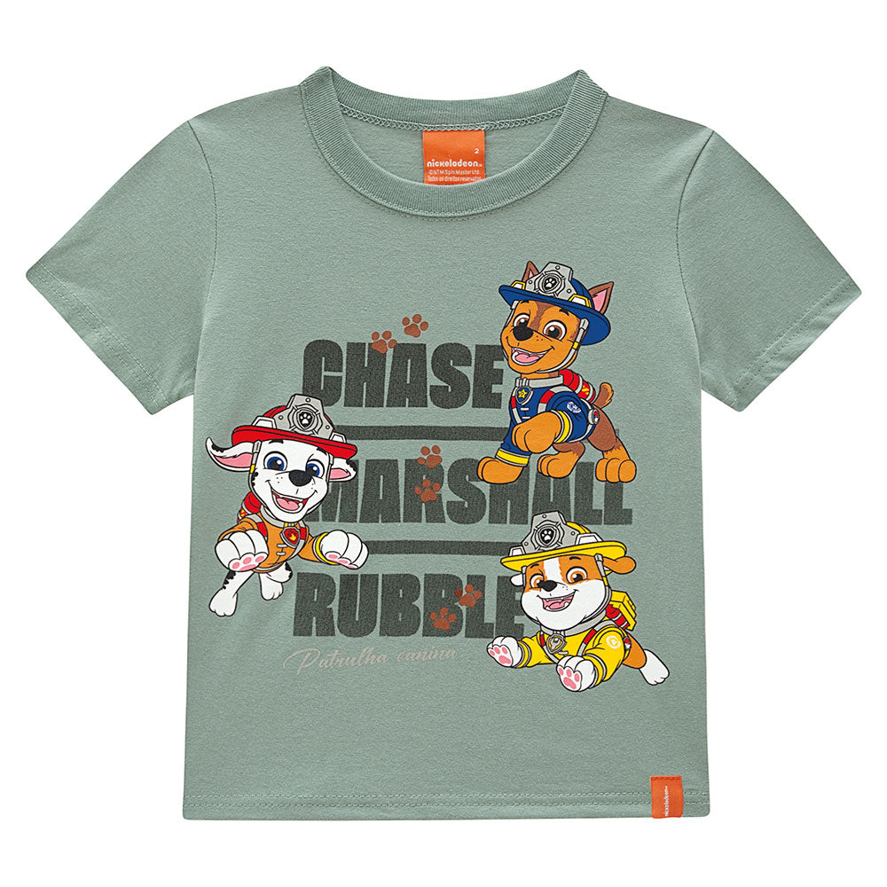 Camiseta Infantil Menino Patrulha Canina - Malwee Kids
