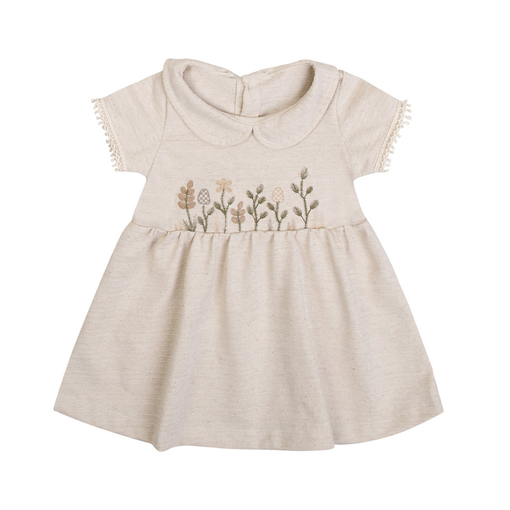 Vestido Bebê Delicate Jacquard Com Shorts Cotton - Have Fun