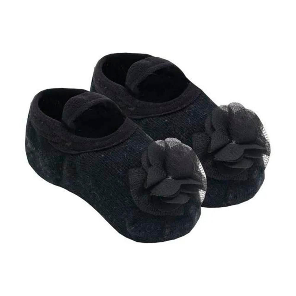 Meia Sapatilha Bebê Menina Flor - Everly