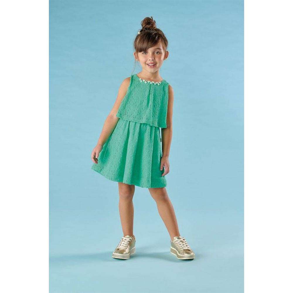 Vestido Verde em Renda - Kiki Xodó