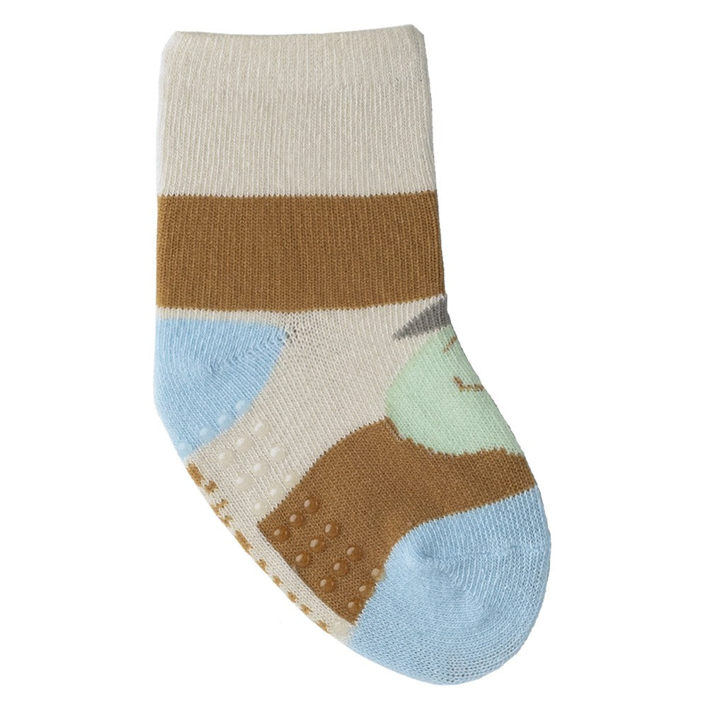 Kit 3 Pares Meia Antiderrapante Menino 16-20 Pera - Pimpolho