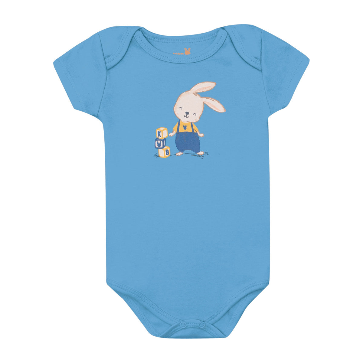 Conjunto Bebê Menino Body e Short Suedine Coelho - Kiko Baby