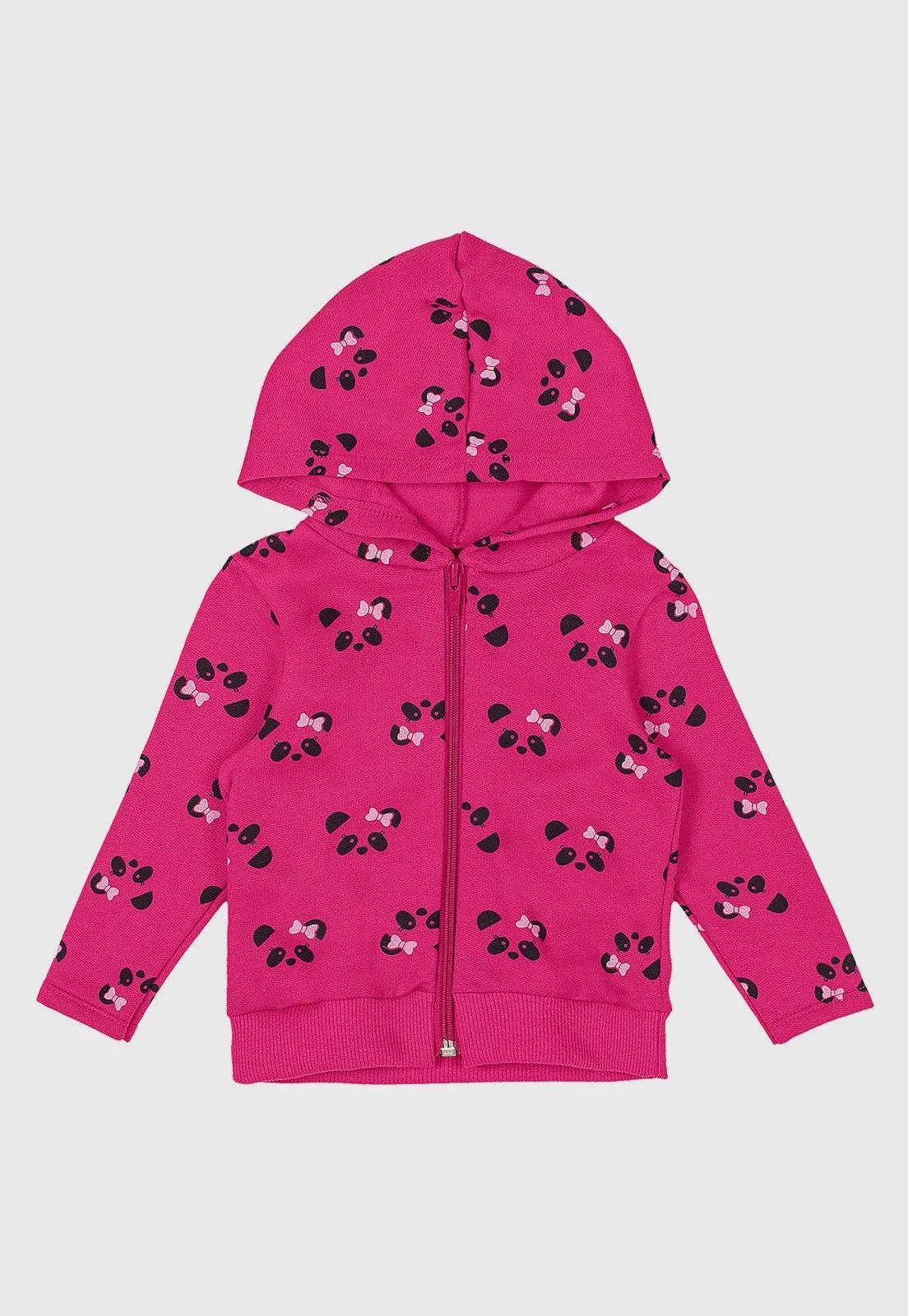 Conjunto Bebê Moletom Peluciado Jaqueta Panda e Calça - Kyly