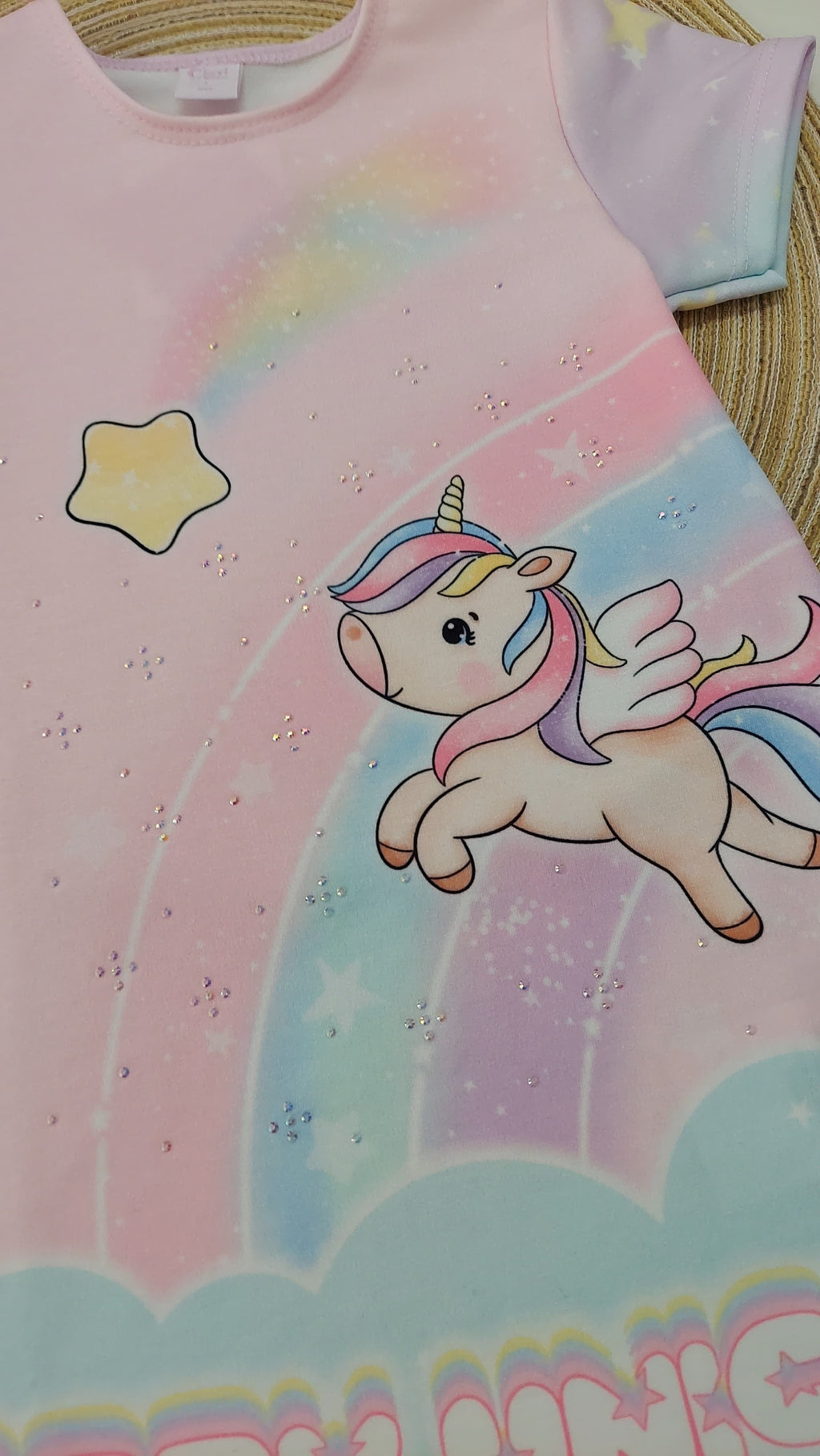 Vestido Bebê Molecotton Happy Unicorn - Cinti