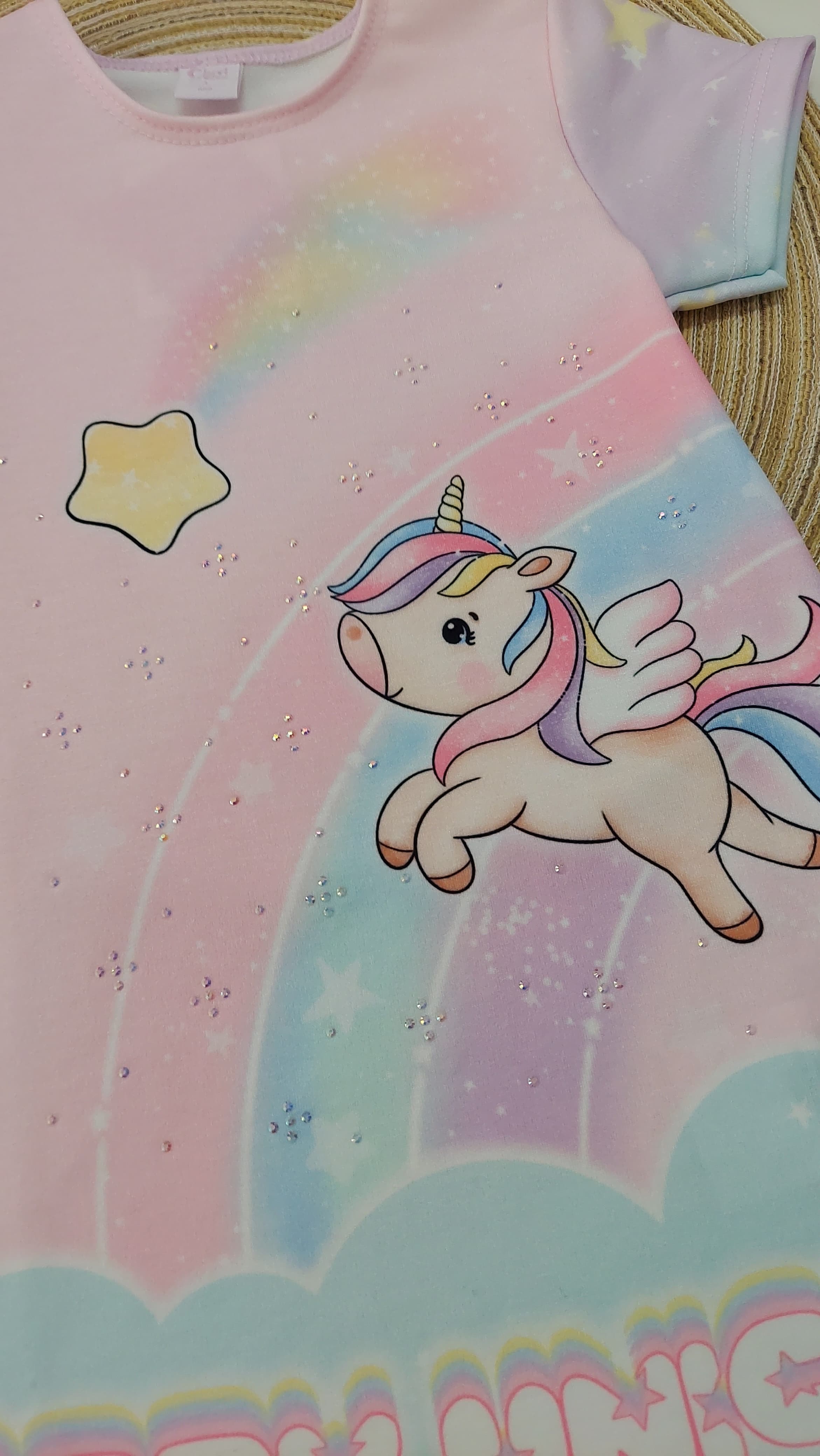 Vestido Bebê Molecotton Happy Unicorn - Cinti