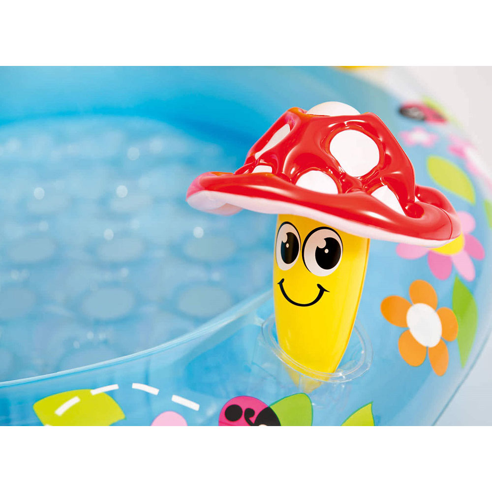 Piscina Inflável Infantil Cogumelo Com Cobertura 45L - Intex