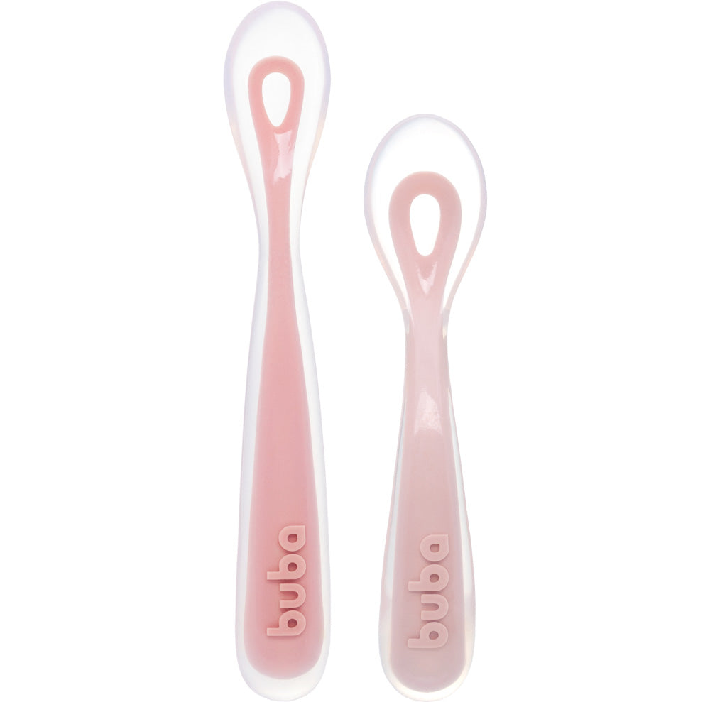 Kit 2 Colheres em Silicone Fases 1 e 2 - Buba