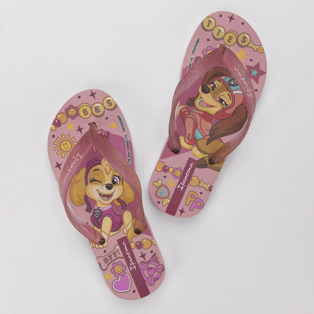 Chinelo de Dedo Infantil Patrulha Canina Skye - Ipanema