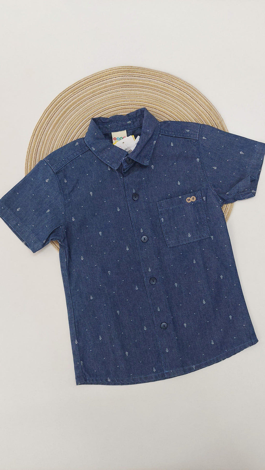 Conjunto Camisa Jeans e Bermuda Sarja - Have Fun