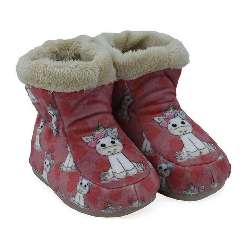 Pantufa  Botinha Bebê Unicórnio Com Sola Emborrachada - Ferpa