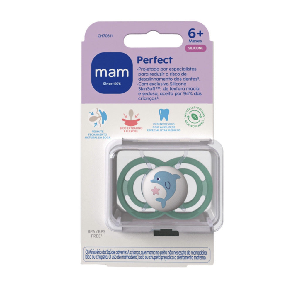 Chupeta Perfect 6+ Meses Embalagem Unitária - MAM