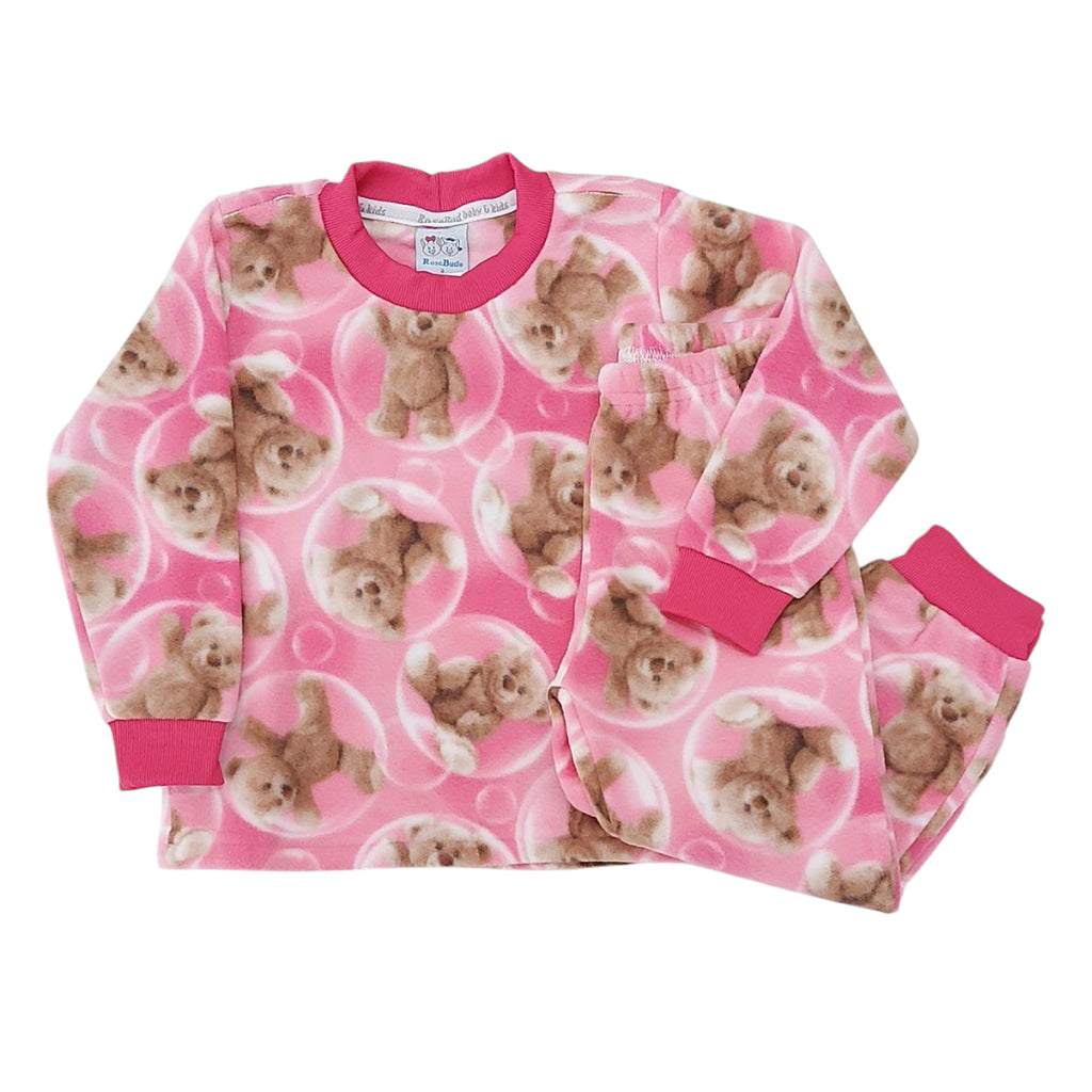 Conjunto Pijama Soft Menina Ursos - Rosebud