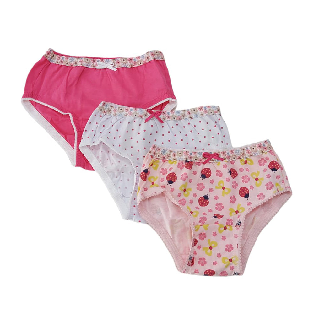 Kit C/3 Calcinhas Infantil Estampas Sortidas - Tampinha